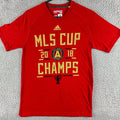 Adidas Atlanta United FC Shirt Adult Small Red Futbol Soccer 2018 Champs ATL MLS