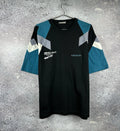 Vintage 80s Adidas FC Niederlenz T Shirt Mens Black Soccer Football Jersey L