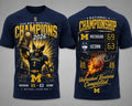 Michigan-Wolverines 2026 NCAA National Champions Shirt Basketball Signatures