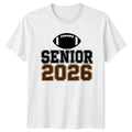 Senior 2026 T-Shirt Graduation Football 2026 Graduation Gift For Him And Her