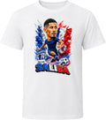 William Saliba France Soccer Caricature 2026 World Cup T Shirt