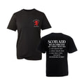 Scotland Football Tour 2026 T Shirt Schedule Tartan Army Supporter Gift Black