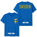 Sweden Football Unisex Kids T-Shirt Country Pride Soccer Tee #WC
