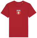 Switzerland Flag Badge T-Shirt 2026, Adults Kids Baby, Football Euro Shipping