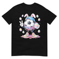 Soccer Rabbit Bunny Egg Drip Sport Easter Day Boys Kids T-Shirt