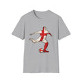 England Flag Soccer Player T-Shirt St George Cross Football Graphic Tee