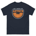 Los Angeles LA Aztecs Soccer Navy Graphic T shirt classic tee