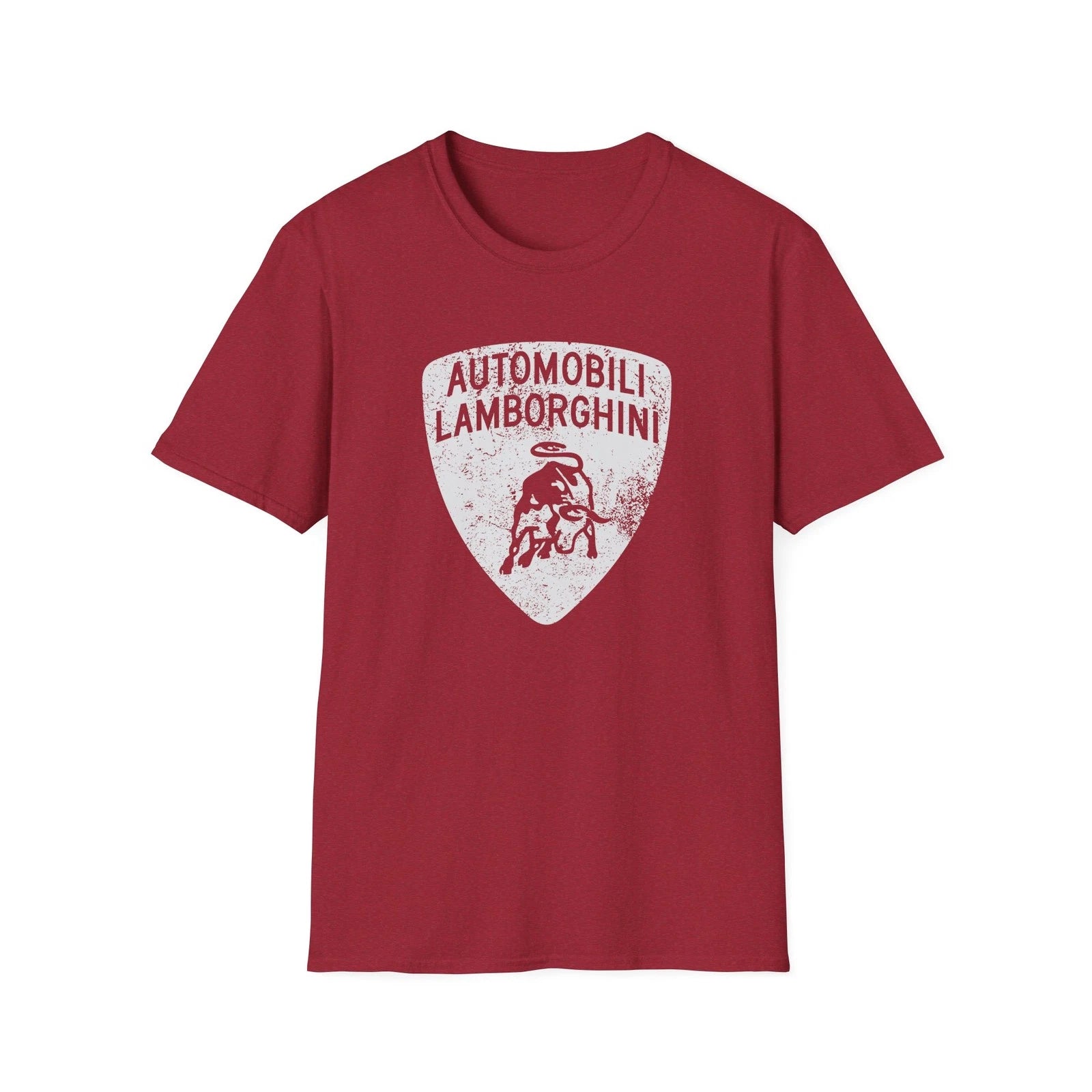 Vintage Distressed Lamborghini Shield T-Shirt Italian Motorsport Miura Countach