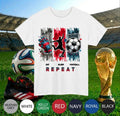 Eat Sleep Football T-Shirt - Match Day 2026 Shirt-Football Lover Tee Top