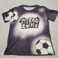 Soccer Mom Tee Womens XL Sport Lover Unisex T-Shirt Gray Graphics