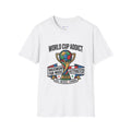Unisex Soccer Graphic T-Shirt Casual Sports Tee