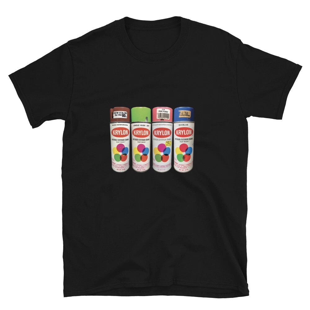 Vintage Krylon Cans T-Shirt Tshirt Old School Graffiti Jungle Custom Colors