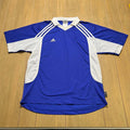 Adidas Vintage Jersey Football Soccer Shirt 90s 00s Blue Trikot Men Size M