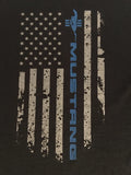 Mustang Flag Shirt for Men 5.0 GT 500 196 550 Muscle Car Gift Enthusiast Graphic