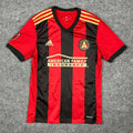 Adidas Atlanta United Jersey Mens Small Red Black Climalite Soccer Shirt