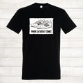 Newcastle United Fulham Swansea Derby Black and White Casual Weekend T Shirt
