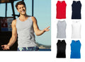 5 Pack Men Fruit of the Loom Plain Athletic Vests Tank Top T Shirt Gym Training