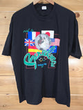 VTG Adidas Olympics Road To Barcelona Soccer 1992 T-Shirt Men XL/XXL READ