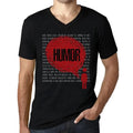 Men's Graphic T-Shirt V Neck Thoughts Humor Eco-Friendly Limited Edition