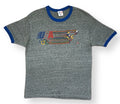 Vintage 1984 Olympic Games LA Levis USA Soccer Graphic Ringer T-Shirt Size XL