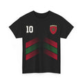 Morocco Soccer Shirt, Moroccan Flag Soccer Jersey Number 10 Shirt