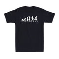 The Evolution Of A Football Player Soccer Match Player Kick Sport Men's T-Shirt