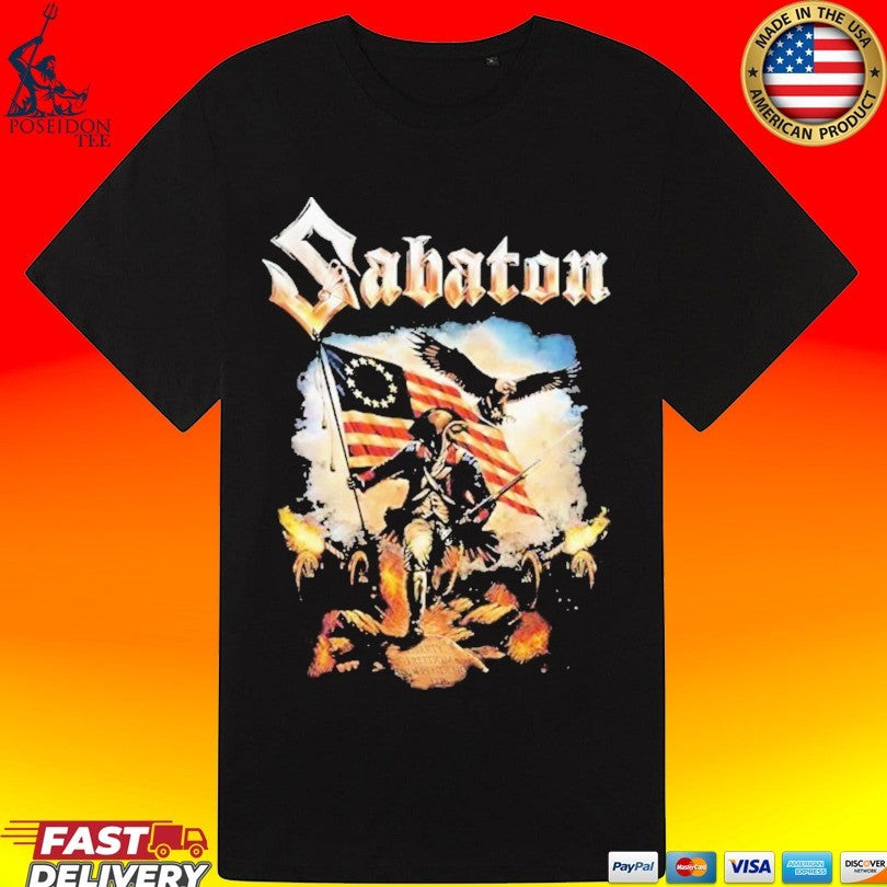 Sabaton Usa Happy 4th Of July 2026 Liberty Of Death T-shirt