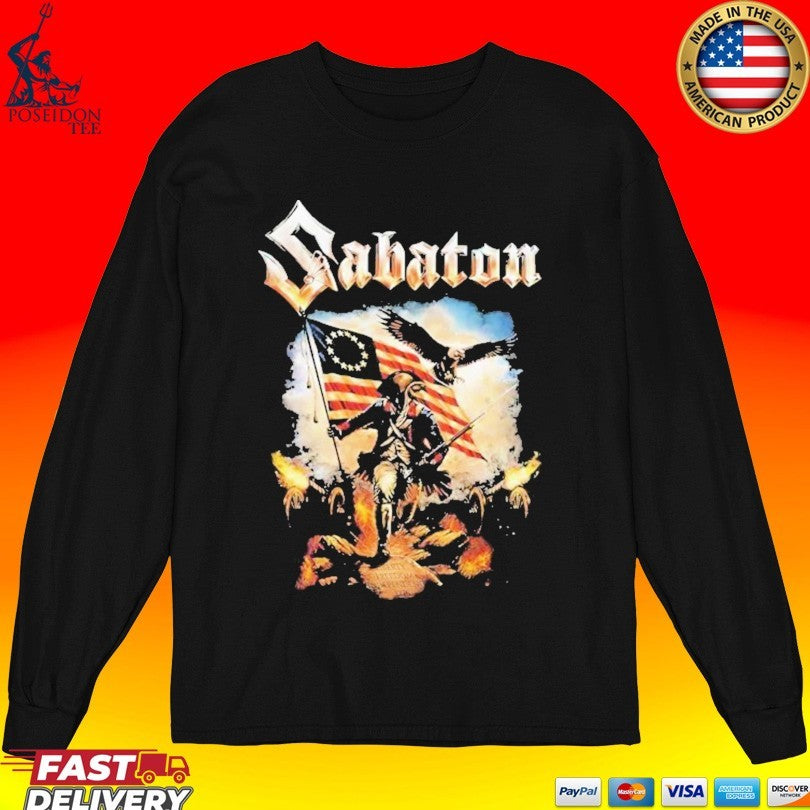 Sabaton Usa Happy 4th Of July 2026 Liberty Of Death T-shirt