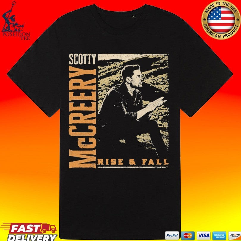 Scotty Mccreery Cd Rise & Fall Photo T-shirt