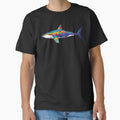 Geometric Rainbow Shark by polliadesign