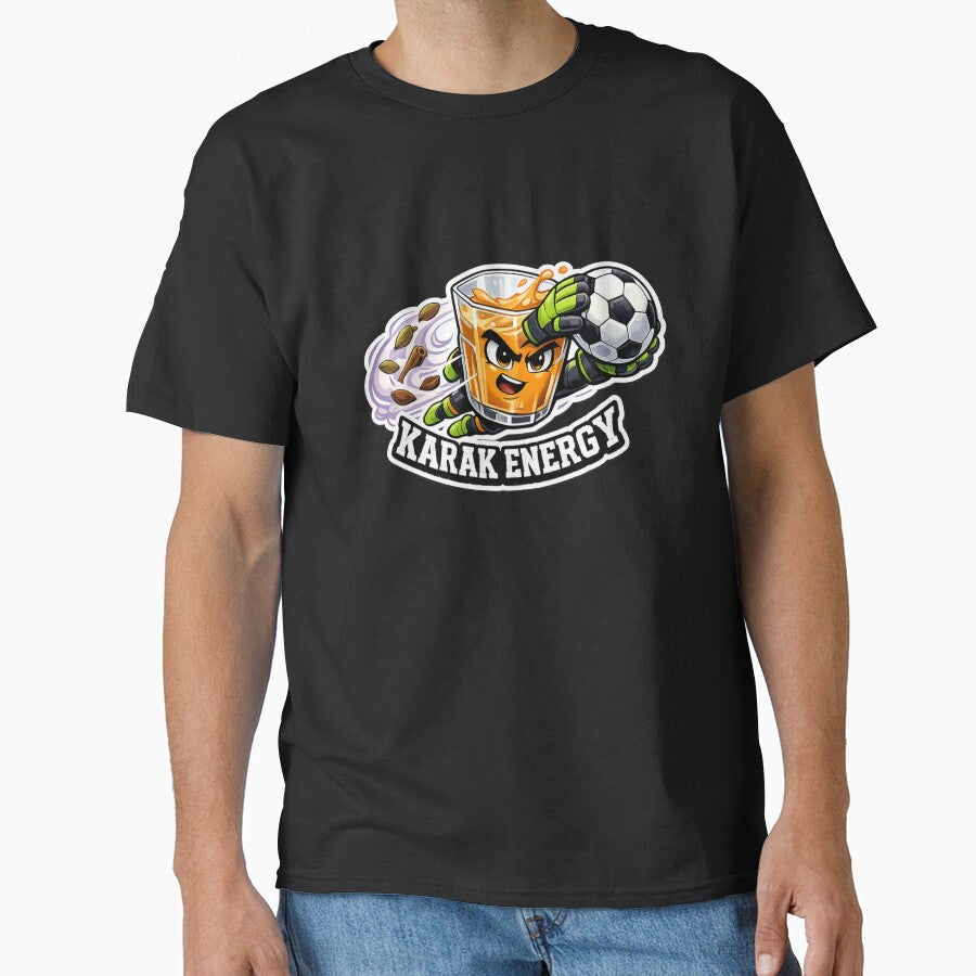 Spiced Energy Goalkeeper Cartoon Illustration by RDcollections