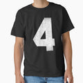 Vintage Number 4 Sports by Shariss
