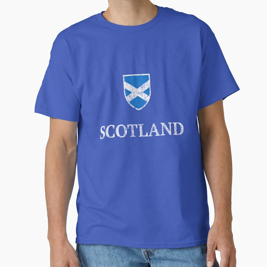 Vintage Scotland Flag - Scottish Football Soccer by vladocar