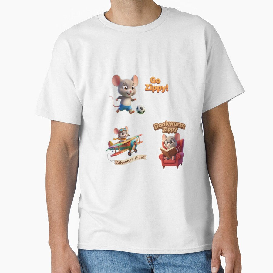 Zippy 3D Mouse Adventure Cartoon Mascot by Zippy Creation