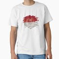 Indonesia Flag & African Lion Picture by ockshirts
