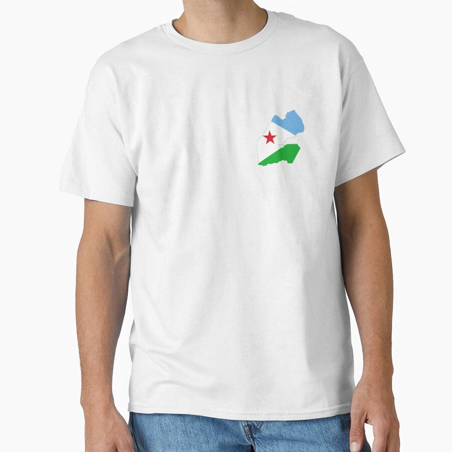 Flag Map of Djibouti by feether-store