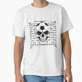 Soccer Skull in Goal Net - Dark Soccer Death Goal by SaltCreatives