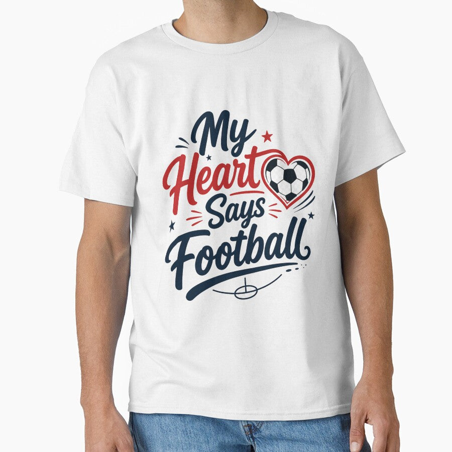My Heart Says Football Design by StyleLap
