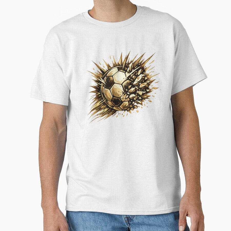 Exploding Soccer Ball Graphic – Street Football Burst Design by JonelCrafts