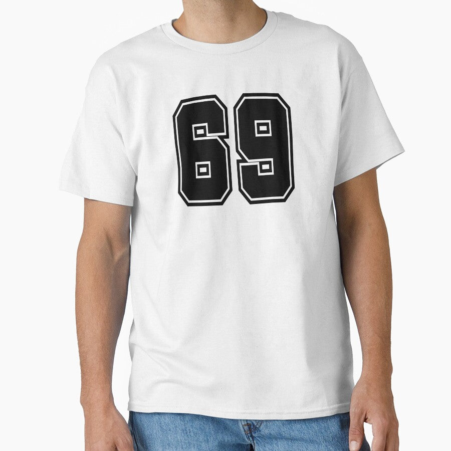 69 jersey number college style by GeogDesigns