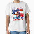 Apollo Creed Living In America - Patriotic Boxing Fourth Of July America, USA Fighter by kosterbleack