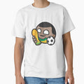 Brazilian Soccer Player with World Cup Trophy Cartoon by Torket-y