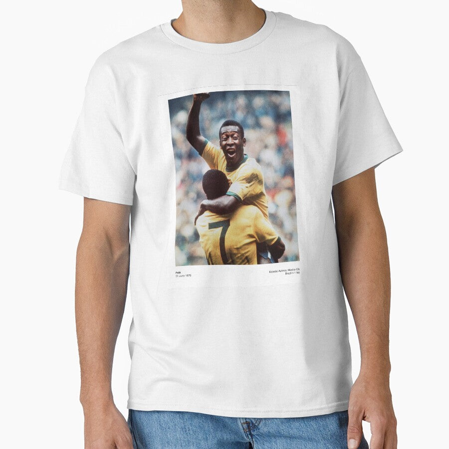 Pelé's Triumph: 1970 World Cup Legend Print by redprime