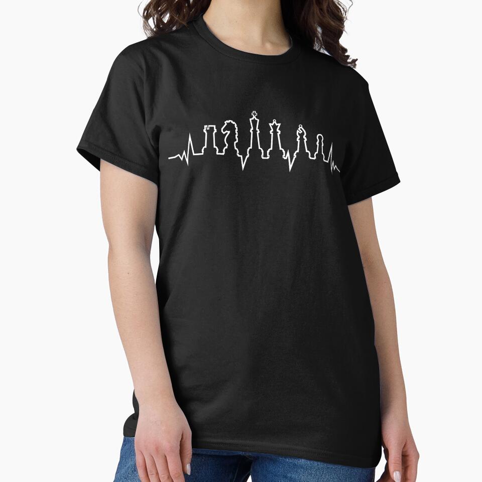 Chess Heartbeat Gift for Chess Lovers and Chess Club Fans by Dexter Freeman
