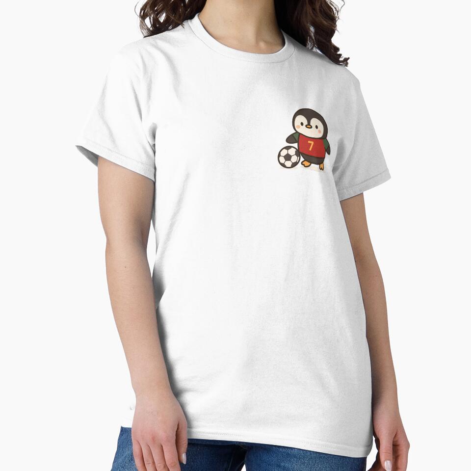 Cute Penguin Football Kawaii by slydog101