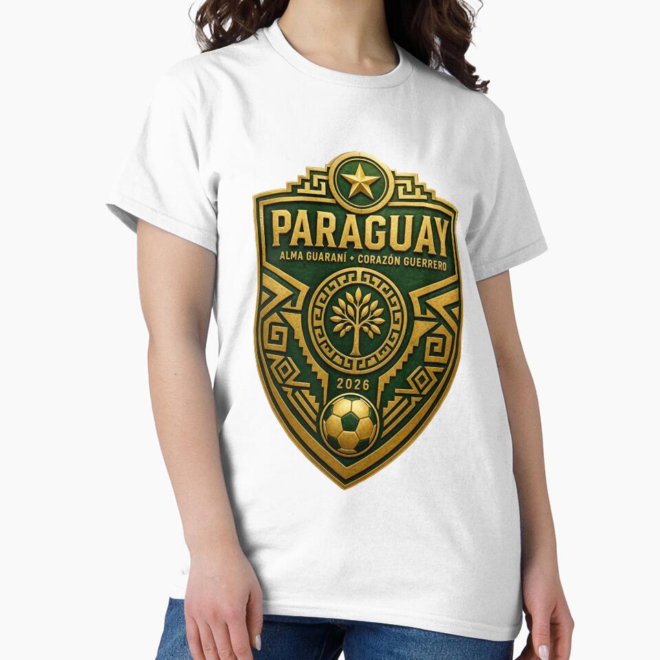 Paraguay Football Crest, Guaraní Spirit Soccer Emblem by Jandedan
