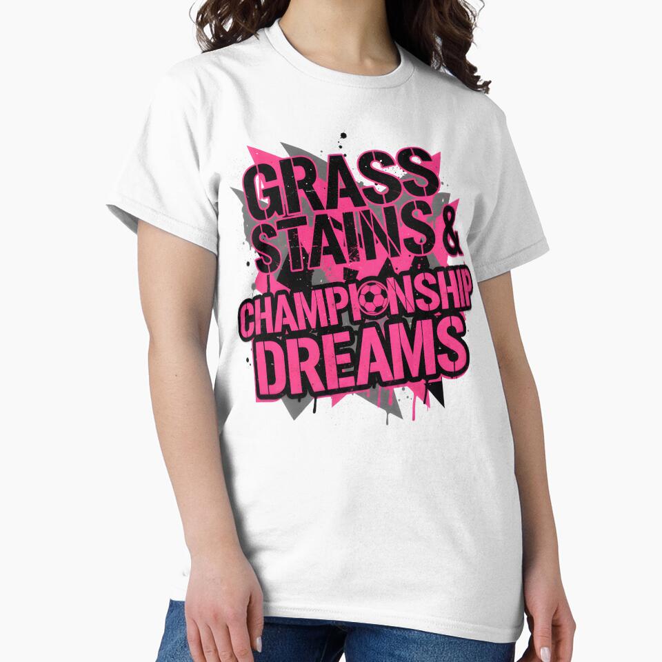 Grass Stains & Championship Dreams Soccer Art by AnnDesignStudio