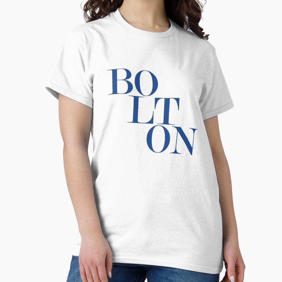 Bolton UK City Typography Minimalist Patriotic Travel Souvenir by kakarikihill