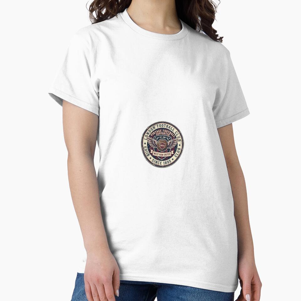 London Football Club Vintage Supporter Retro Badge by UrbanVoid Studio