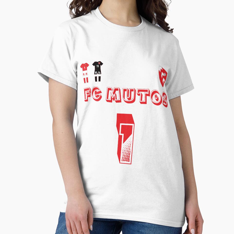 FC Mutos soccer games goalkeeper number 1 red jersey by dionusos-vogue